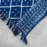 Handmade Indigo Throw - 170x120cm - Midnight Heerak - immagine 3