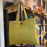 Reversible Jute & Cotton Big Bag - Pistachio - immagine 5