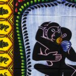 Handbrushed  Cotton Wall Art - Kamasutra - immagine 2