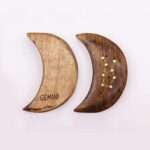 Engraved and Brass Zodiac Sign Incense Burners - Moon - immagine 14