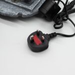 Tabletop Water Feature - 19x19x28cm - Buddha, Lotus Flower Cascading Potsx - immagine 3