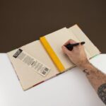 Lokta Patchwork Notebook – Large (21x15cm) – 45 Leaves – Includes Bookmark – Multi Colour - immagine 2