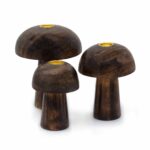 Set of 3 Incense Cone Mushrooms ((10cm 9cm 8cm) - immagine 4