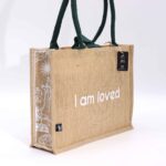 Hop Hare Jute Big Bag - I am Loved - immagine 8