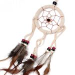 Bali Dreamcatcher - Small Round - Cream/Coffee/Choc - immagine 4