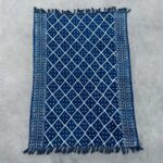 Handmade Indigo Throw - 170x120cm - Midnight Heerak - immagine 4
