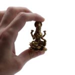 Brass Miniature Gods - Laxmi (52gms)  - 49mm - immagine 4
