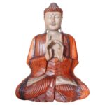 Hand Carved Buddha Statue - 60cm Two Hands - immagine 2