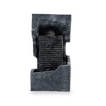 Grand Water Feature - 24x22x48cm - Colour Changing Crystal Ball in Rock - immagine 3