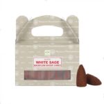 Satya Backflow Dhoop Cones - White Sage (24pcs) - immagine 2