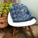 Handmade Indigo Throw - 170x120cm - Desi Stripes - immagine 3