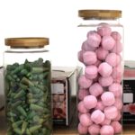 Cottage Bamboo Glass Jar - 10cm - immagine 5