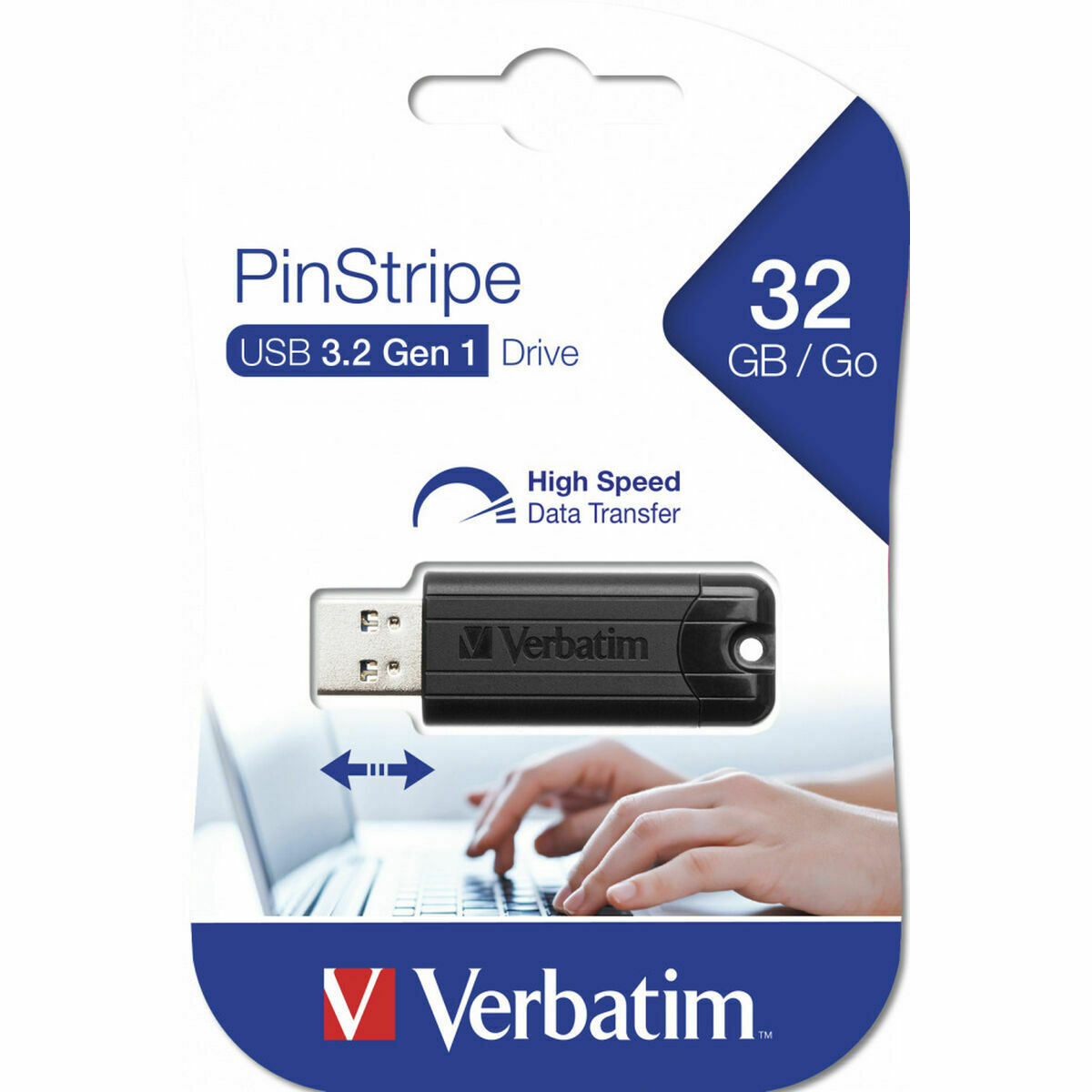 0023942493174_M0519718_P00 Memoria USB Verbatim 49317 Nero 32 GB - immagine 1