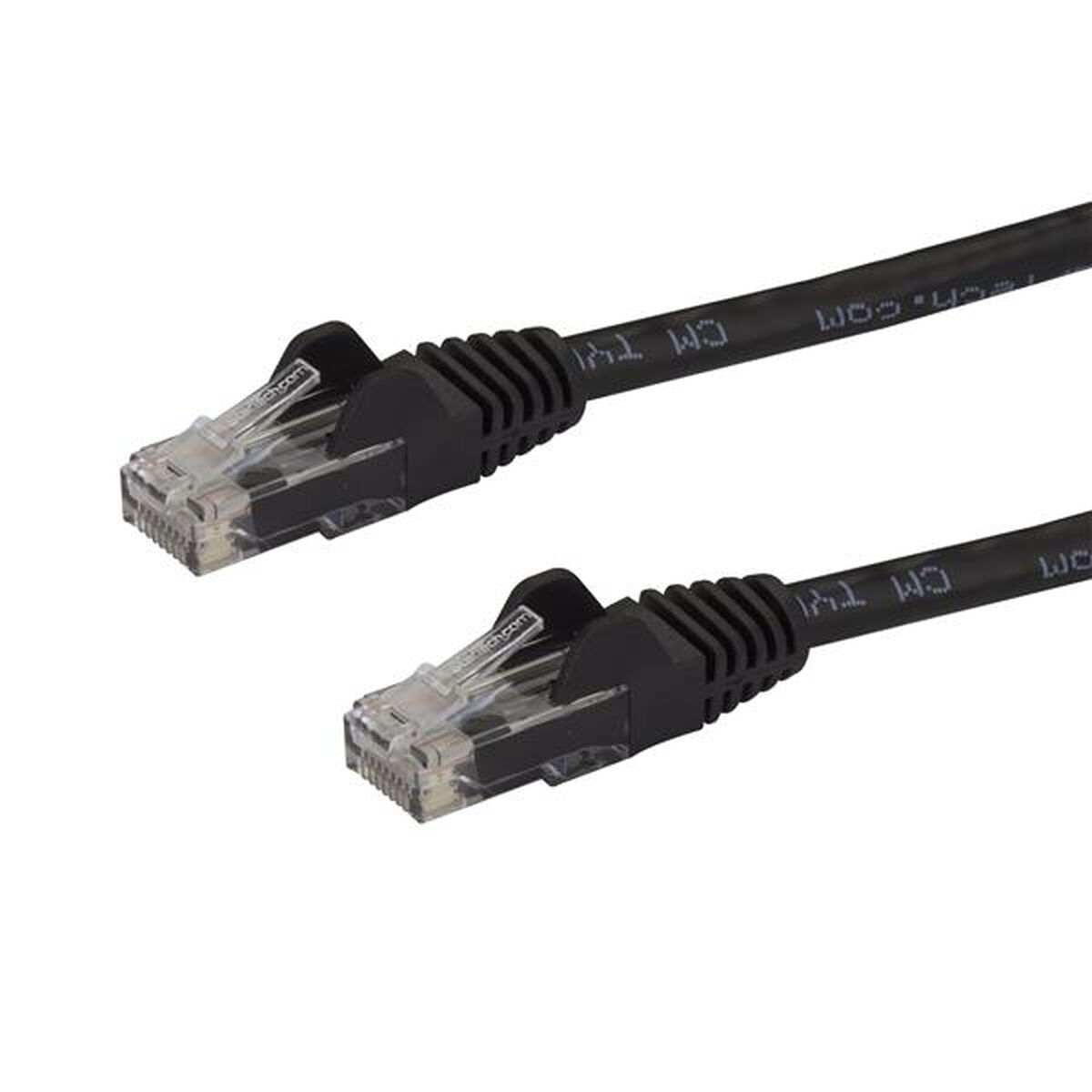 0065030838795_I01 Cavo di Rete Rigido UTP Categoria 6 Startech Cable de Red Cat6 con Conectores Snagless RJ45 - 30,4m Negro Nero - immagine 1