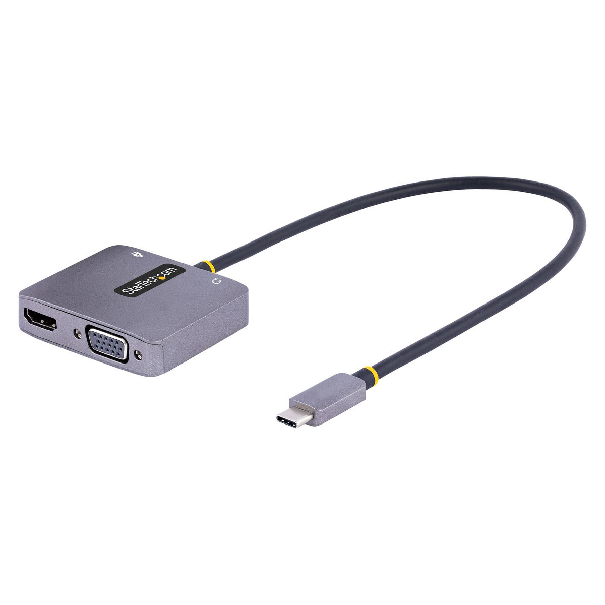 0065030895590_I02 Adattatore USB C con VGA/HDMI Startech 122-USBC-HDMI-4K-VGA - immagine 1