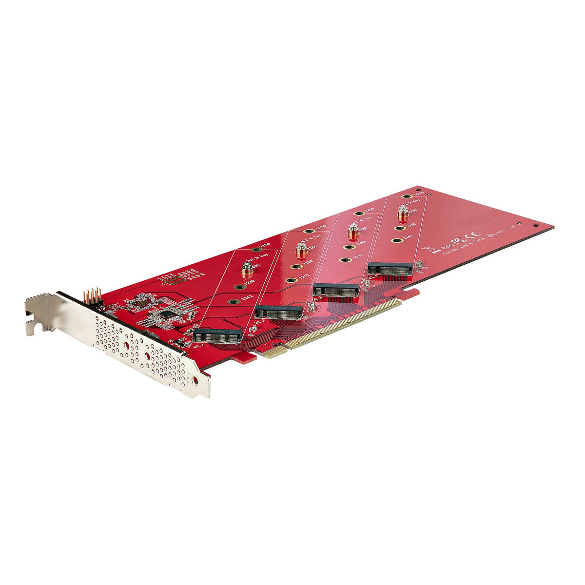 0065030895606_I00 Scheda PCI Startech QUAD-M2-PCIE-CARD-B - immagine 1