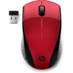Mouse senza Fili HP 220 Rosso 1600 dpi