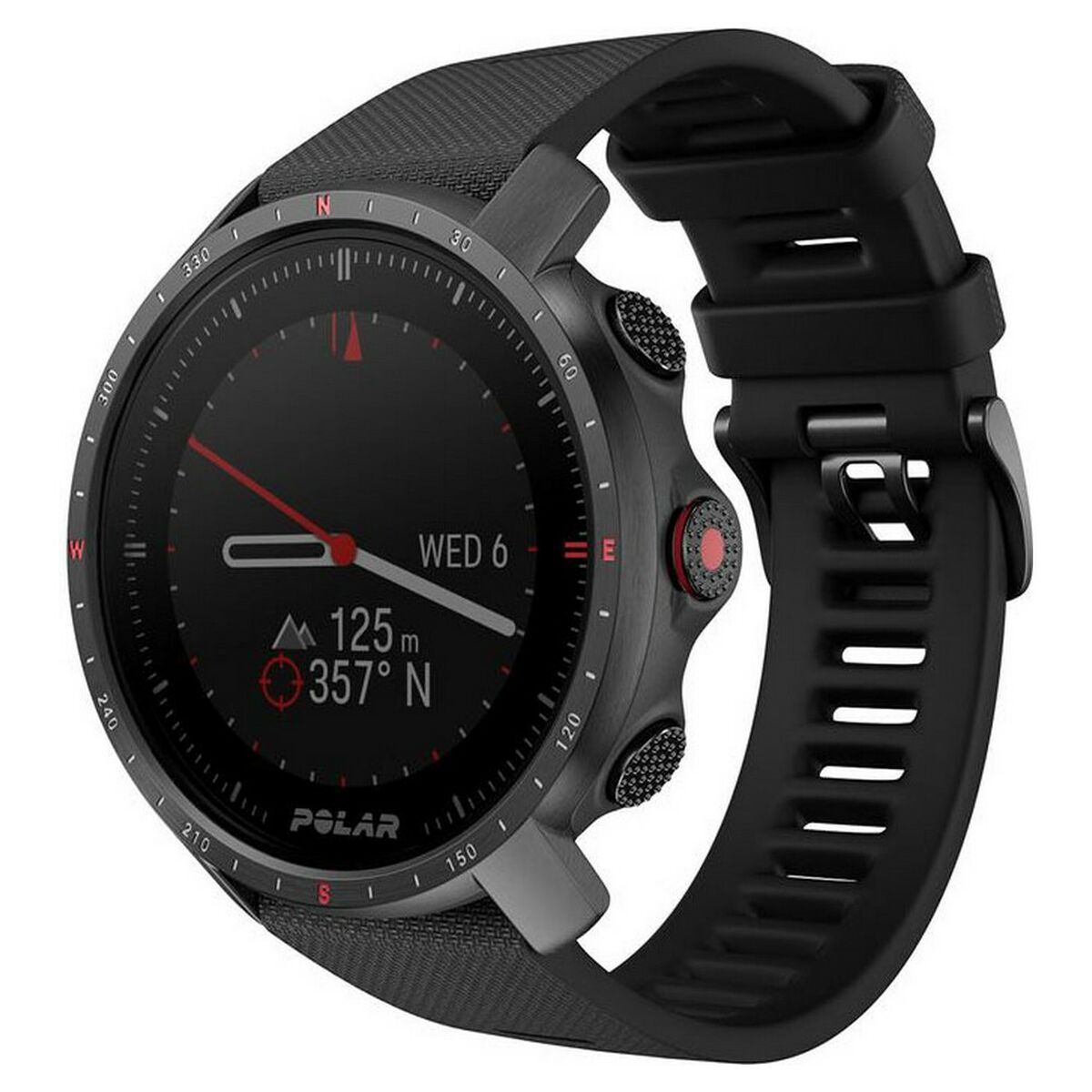 0725882058696_S0455478_P0-v_10 Smartwatch Polar Nero - immagine 1
