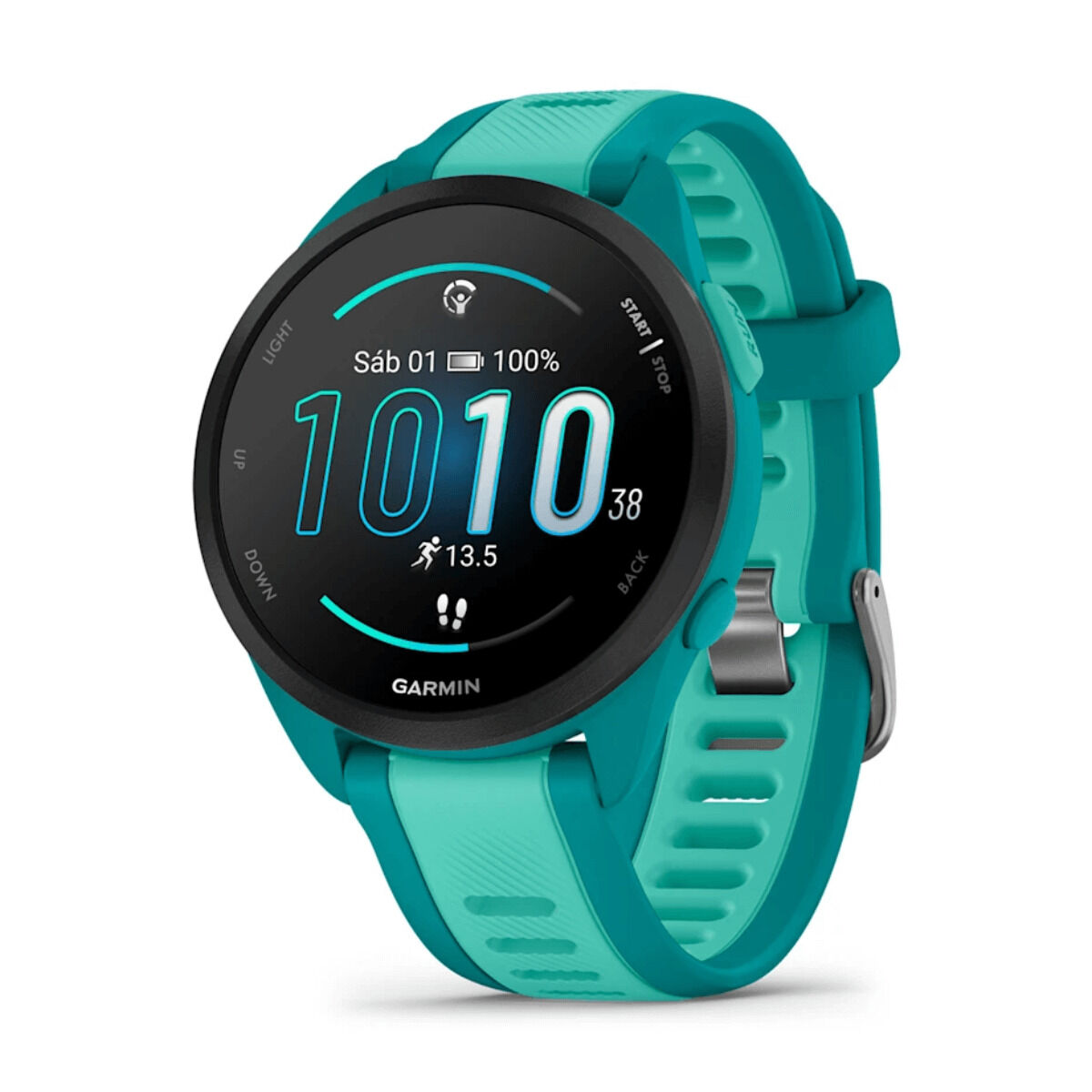 0753759326630_M0807423_P00 Smartwatch GARMIN Forerunner 165 Music Azzurro 1,2" 43 mm - immagine 1