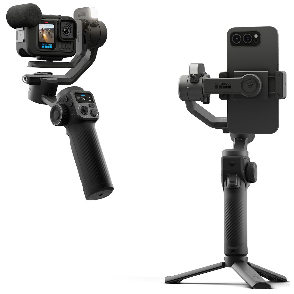 0810116384341_S0469019_P00 Stabilizzatore di Videocamera per Smartphone GoPro AGMSS-011-ES - immagine 1