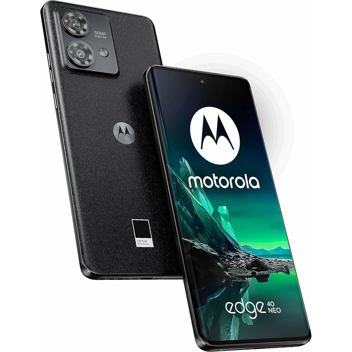 0840023248535_M0802267_P00 Smartphone Motorola Edge 40 Neo 6,55" Octa Core 12 GB RAM 256 GB Nero - immagine 1