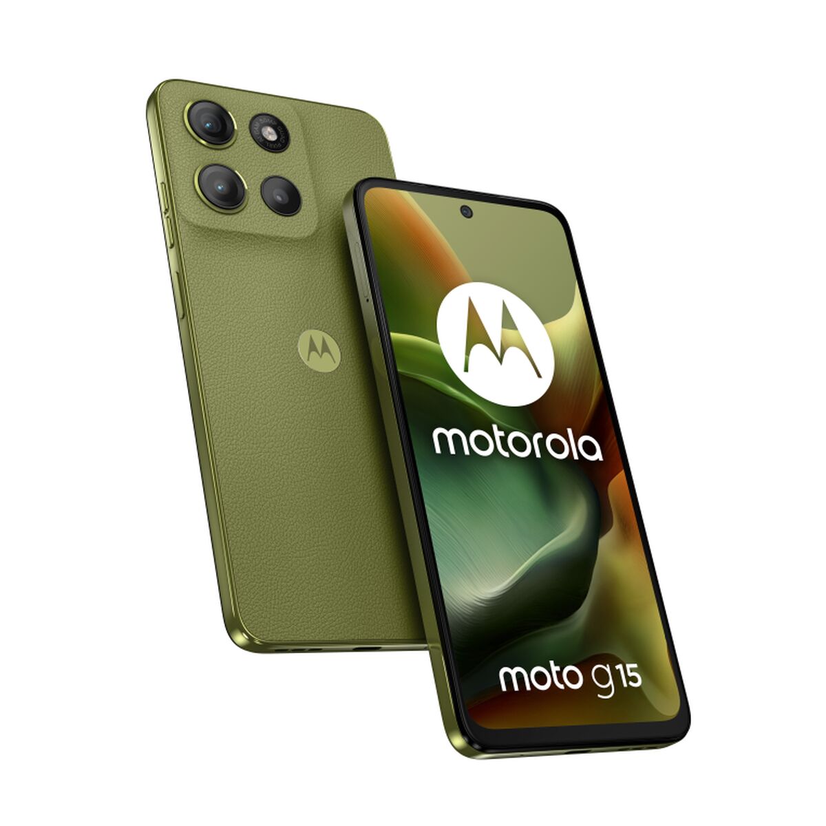 0840023285004_S5631431_P01 Smartphone Motorola G15 6,7" 8 GB RAM 256 GB Verde - immagine 1