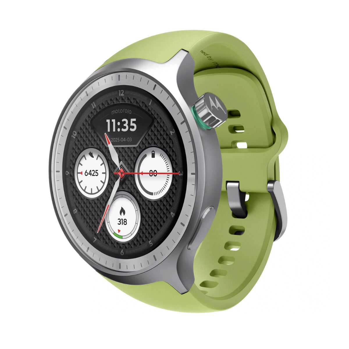 0840493615165_M0807270_P00 Smartwatch Motorola Moto Watch 47mm Argentato 1,43" 47 mm 46 mm ? 47 mm - immagine 1