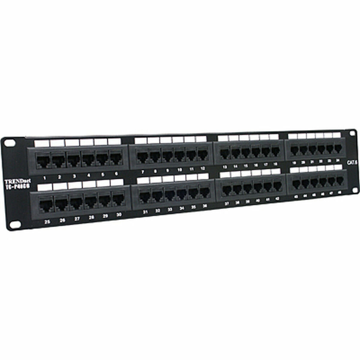 136398053 Patch Panel 48 Porte UTP Categoria 6 Trendnet 21221267 - immagine 1