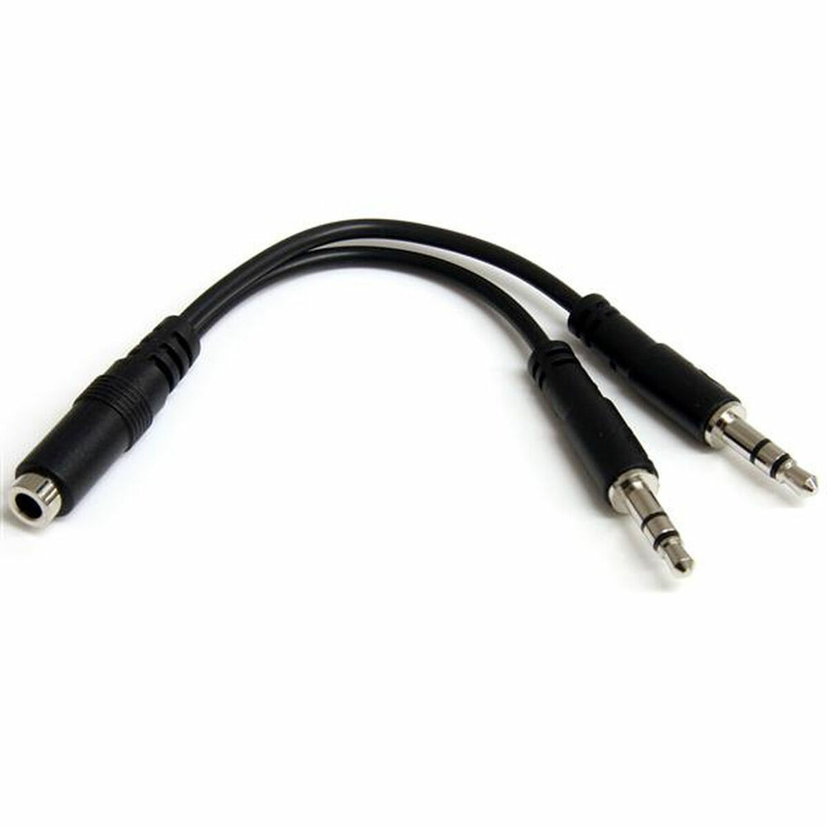 143317553 Adattatore Audio Jack Startech MUYHSFMM Nero 0,13 m - immagine 1