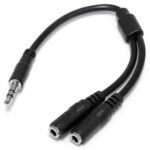Adattatore Audio Jack Startech MUY1MFFS             Nero 0,2 m