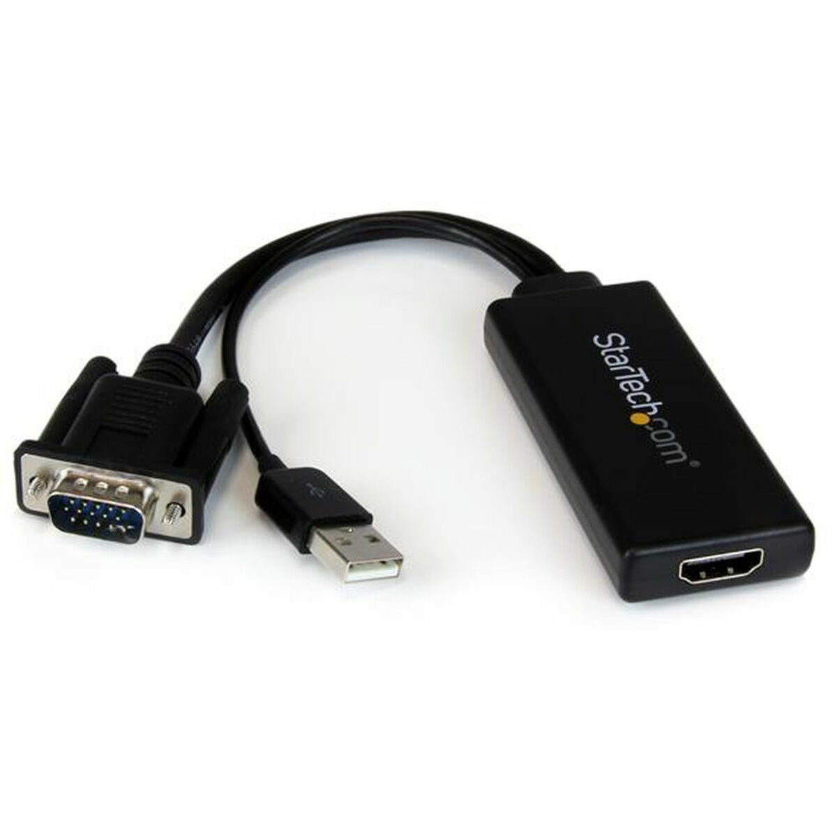 155730373 Adattatore HDMI con VGA Startech VGA2HDU Nero - immagine 1