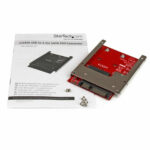 Adattatore SSD Startech SAT32MSAT257 Rosso Argentato SSD mSATA