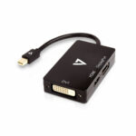 Adattatore Mini DisplayPort con VGA/DVI/HDMI V7 V7MDP-DPDVIHDMI-1N Nero