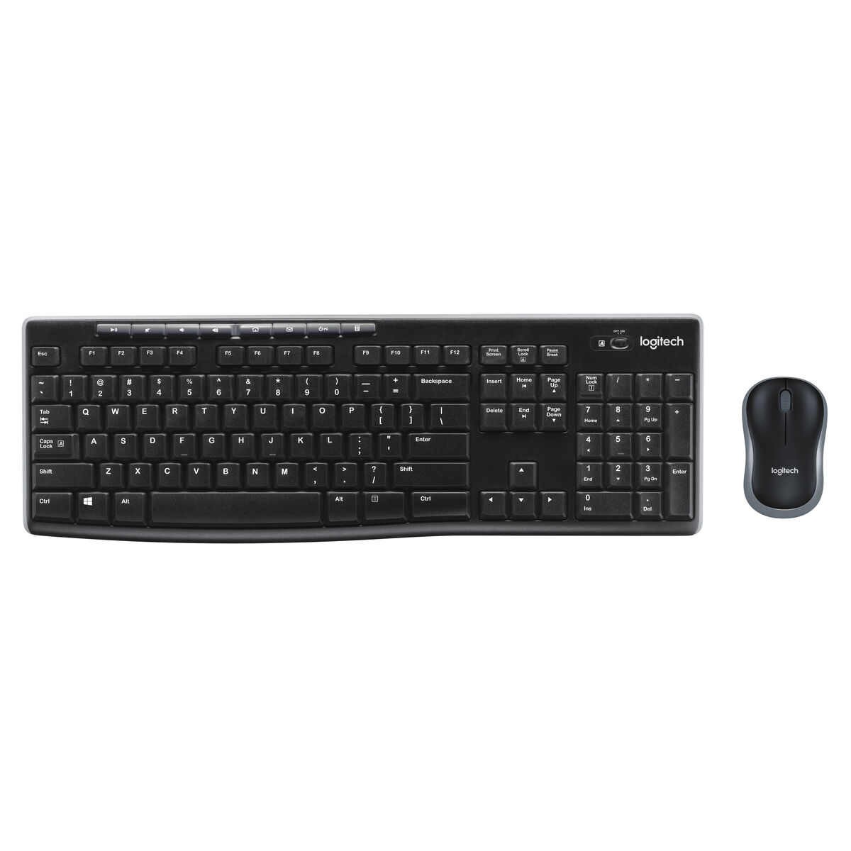 215525291 Tastiera e Mouse Wireless Logitech 920-004512 Qwerty Italiano Italiano - immagine 1