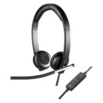 Auricolari con Microfono Logitech 981-000519 USB 2.0 Nero Argentato