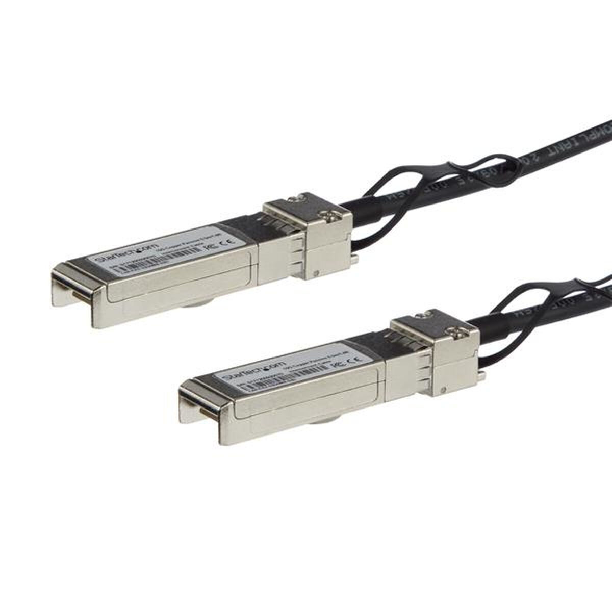 278876980 Cavo di Rete Rigido UTP Categoria 6 Startech SFP10GPC1M Nero 1 m - immagine 1