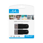 Memoria USB PNY FD64GATT4X2-EF Nero 64 GB (2 Unit?)