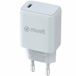 Caricabatterie da Parete Muvit Bianco 20 W