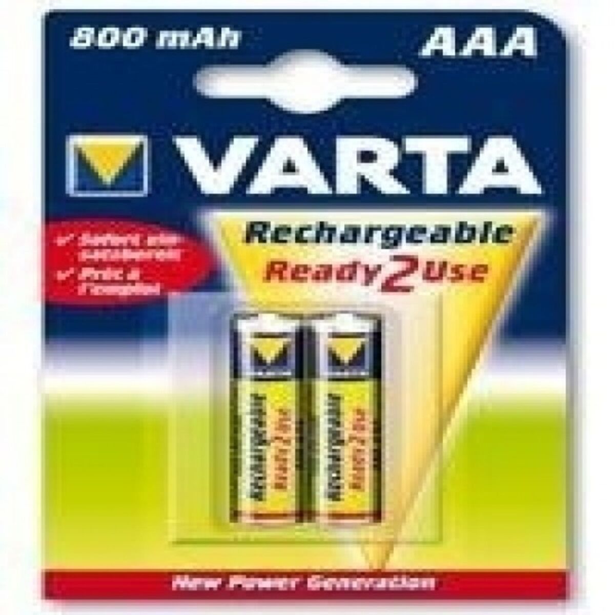 4008496550586_P03 Batterie Ricaricabili Varta 220837 1,2 V 800 mAh AAA - immagine 1