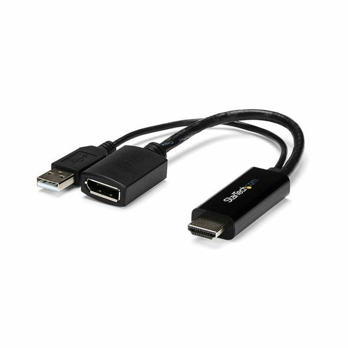 431447553 Adattatore DisplayPort con HDMI Startech HD2DP Nero 4K - immagine 1