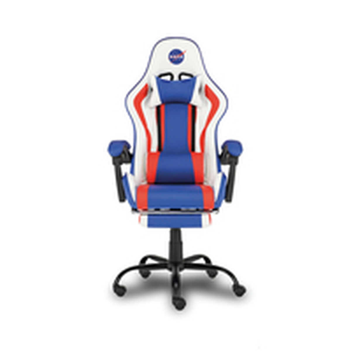 4895232702817_I00 Sedia Gaming NASA DI013-WBR Nero - immagine 1