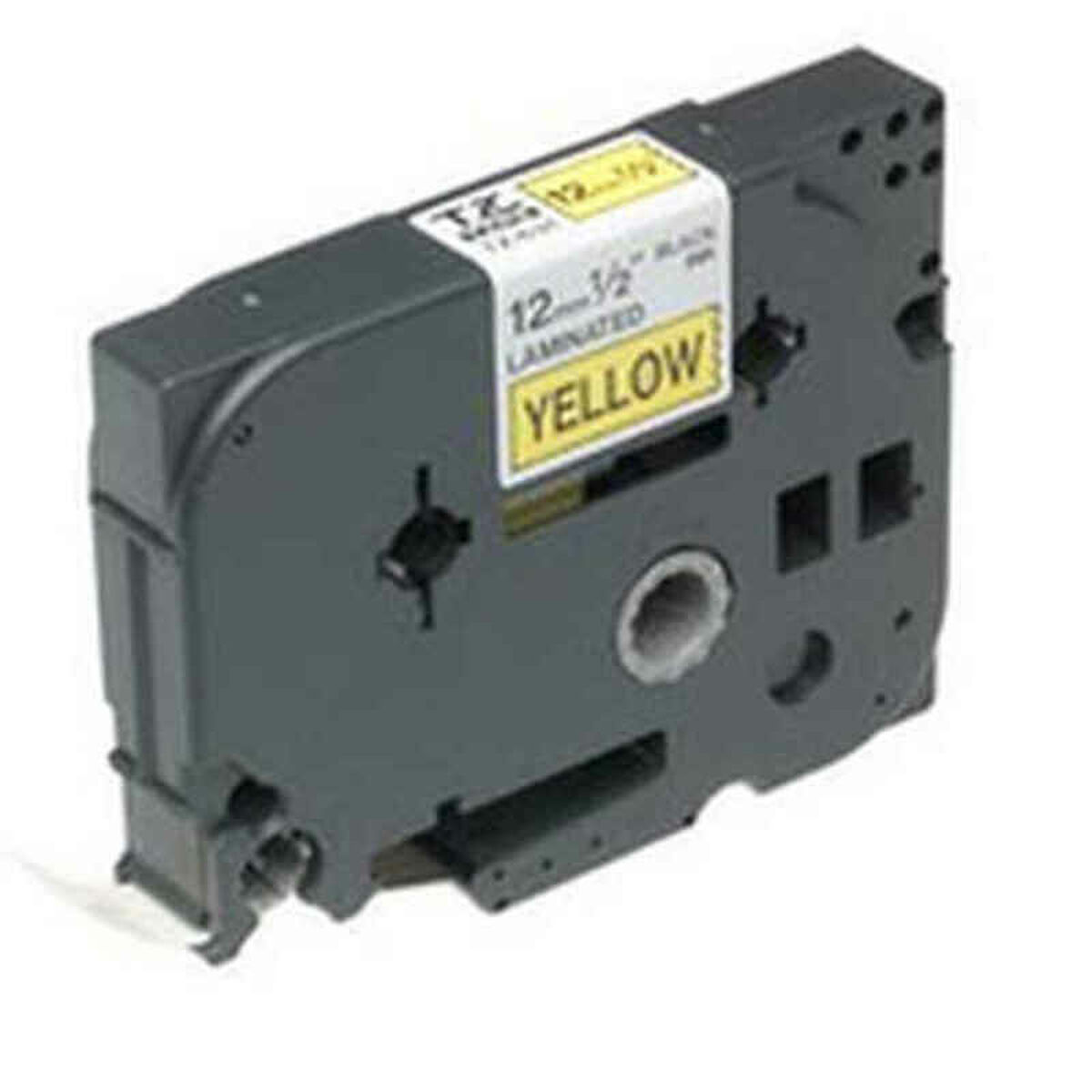 4977766686686_I31 Nastro Laminato per Etichettatrici Brother TZE631 8 m Azzurro Nero/Giallo - immagine 1