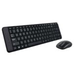 Tastiera e Mouse Wireless Logitech MK220 Nero Qwerty in Spagnolo