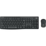 Tastiera e Mouse Wireless Logitech MK295 Grigio Qwerty in Spagnolo