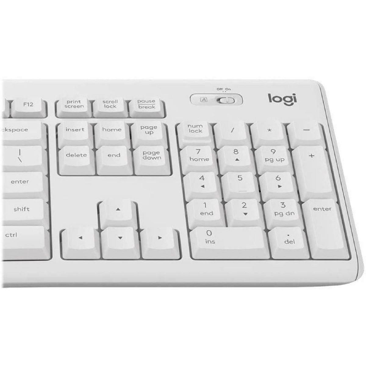 5099206092570_M0800570_P00 Tastiera e Mouse Logitech MK295 Bianco Qwerty in Spagnolo - immagine 1