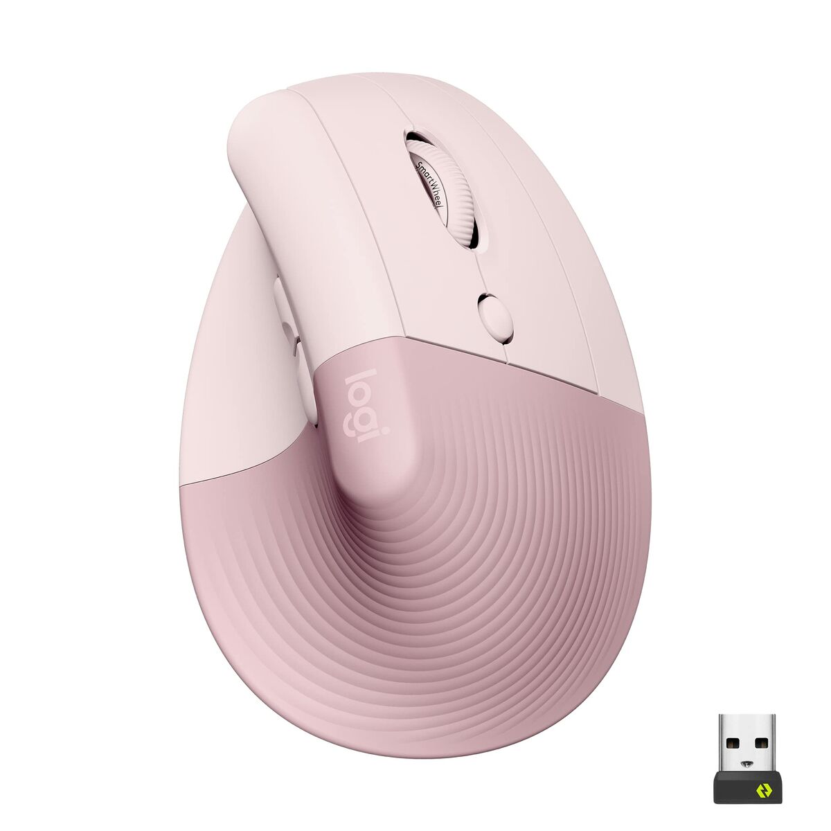5099206099913_R02 Mouse Ergonomico Ottico Logitech 910-006478 Rosa Rose 4000 dpi - immagine 1