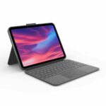 Custodia per iPad + Tastiera Logitech Combo Touch Grigio Qwerty in Spagnolo