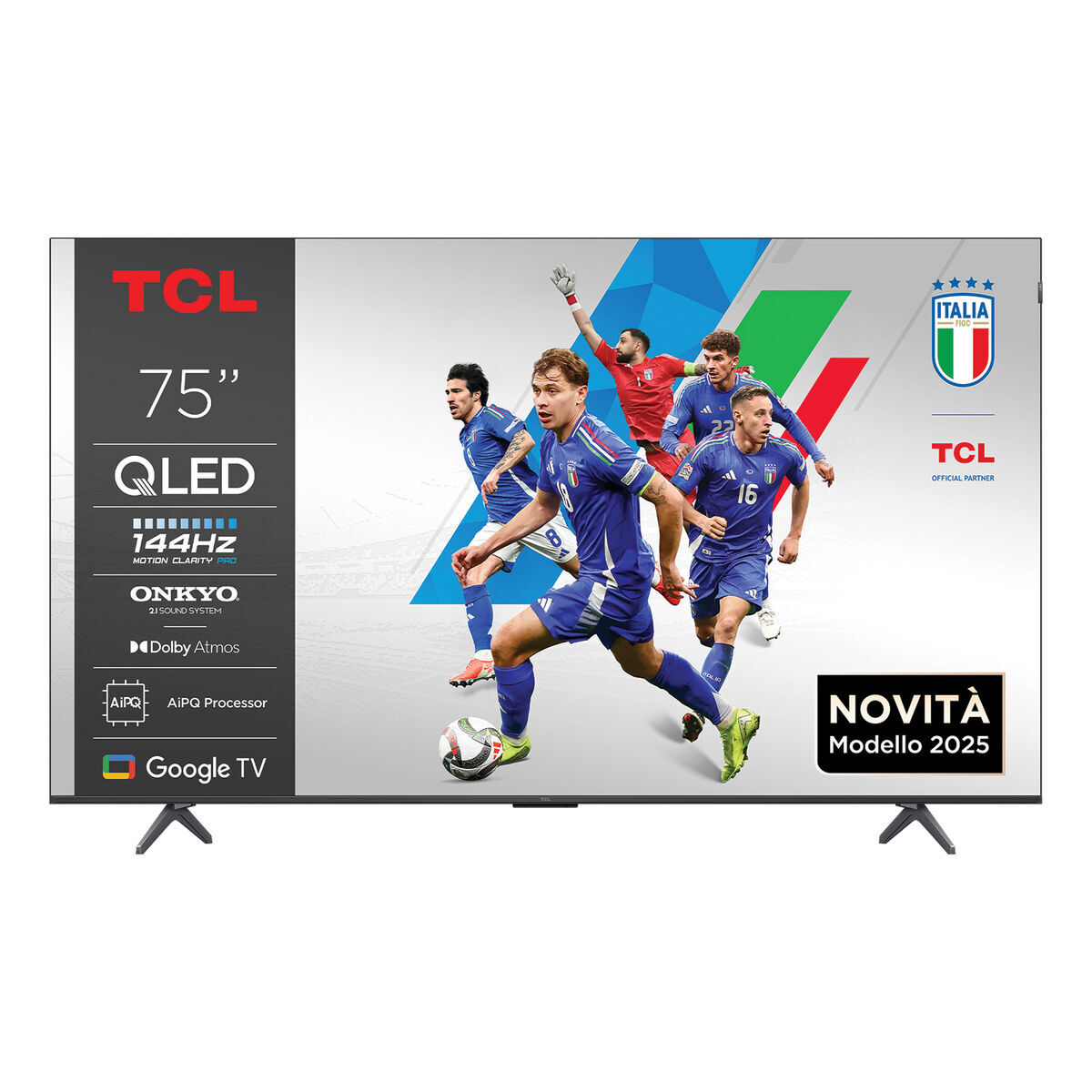 5901292525873_I00 Smart TV TCL 75P8K 75" 4K Ultra HD LED HDR D-LED QLED - immagine 1