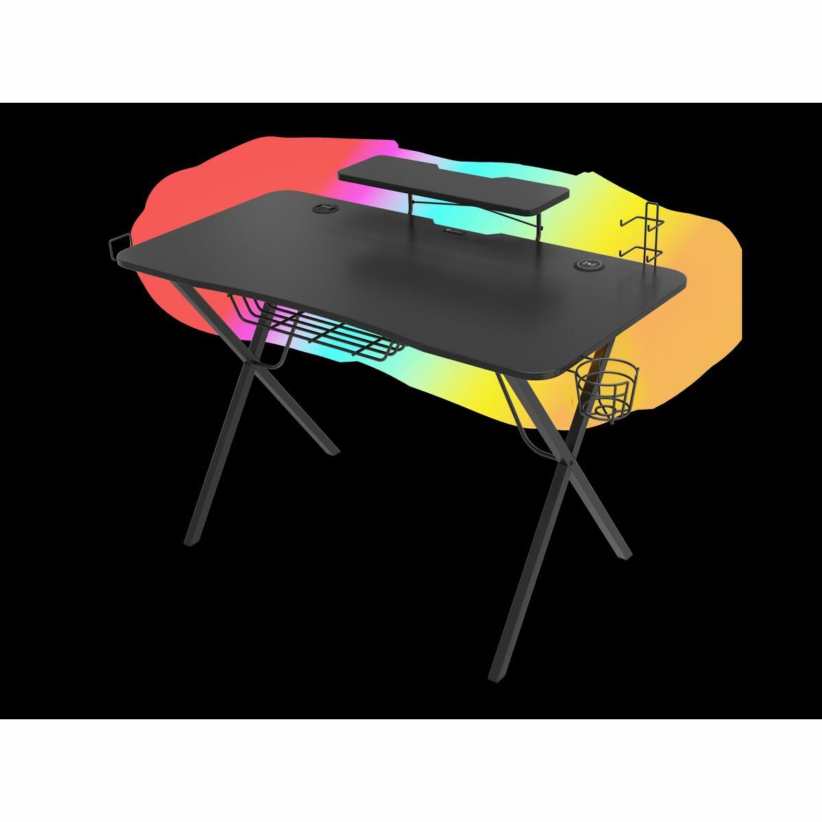 5901969425215_S0441322_P02 Scrivania Genesis NDS-1550 Nero - immagine 1