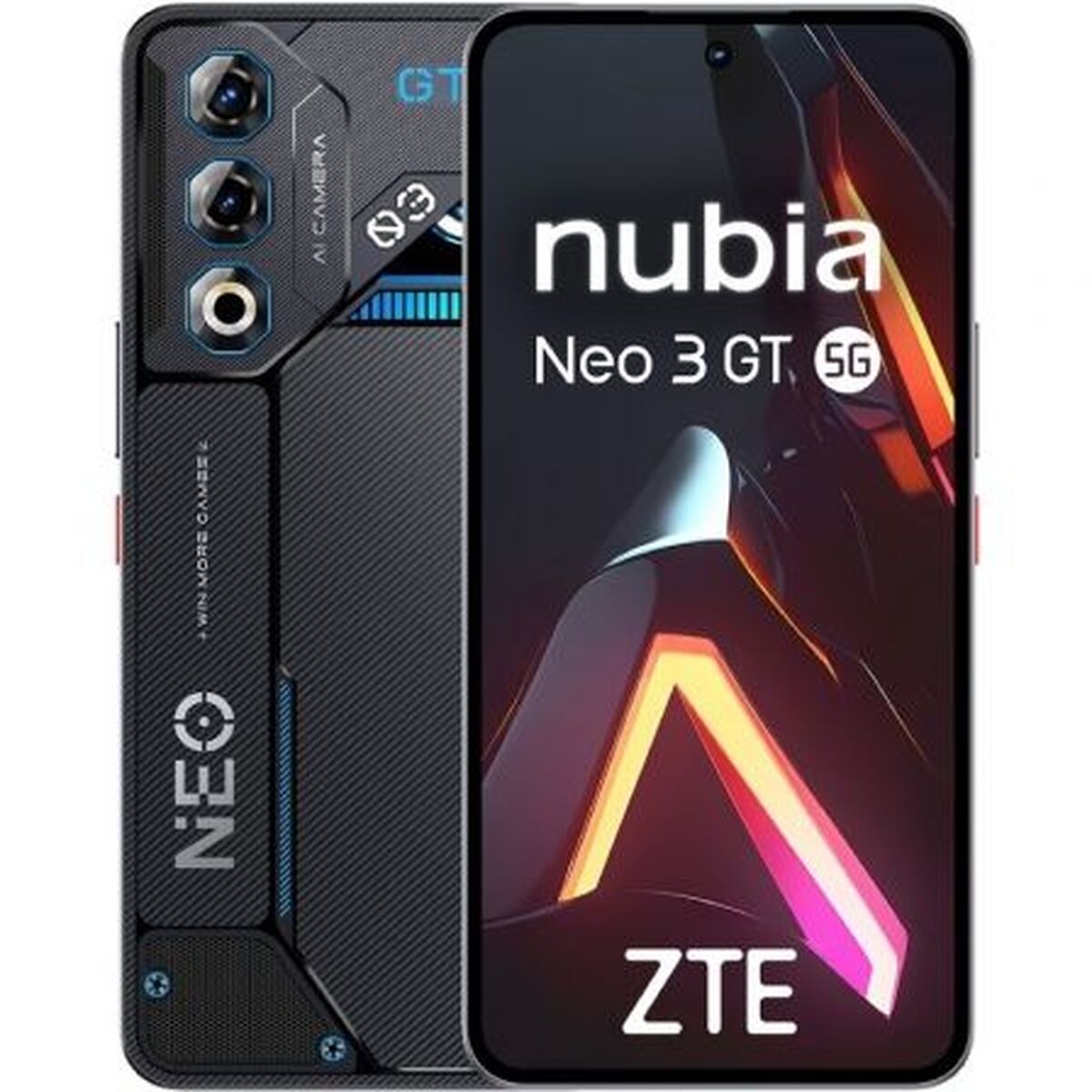 6902176144677_S9918107_P01 Smartphone ZTE Nubia Neo 3 GT 6,8" Octa Core 12 GB RAM 256 GB Nero - immagine 1